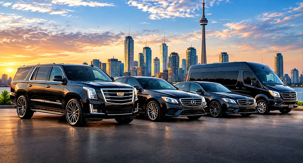 Luxoro Fleet and Toronto Skyline - A Stronger Network. A Better Ride For Everyone.